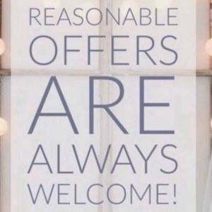 Reasonable Offers Welcome!